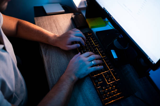 istock Working late stock photo 1287314945