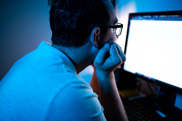 istock Working late stock photo 1287314979