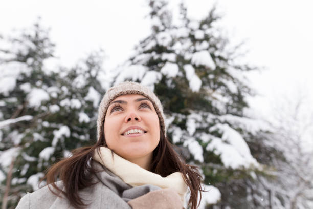 istock The magic of the snow-covered forest 1287316734