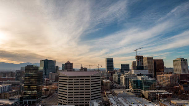 istock Salt Lake City By Drone 1287320476