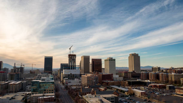 istock Salt Lake City By Drone 1287320478