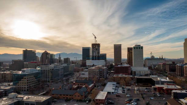 istock Salt Lake City By Drone 1287320508