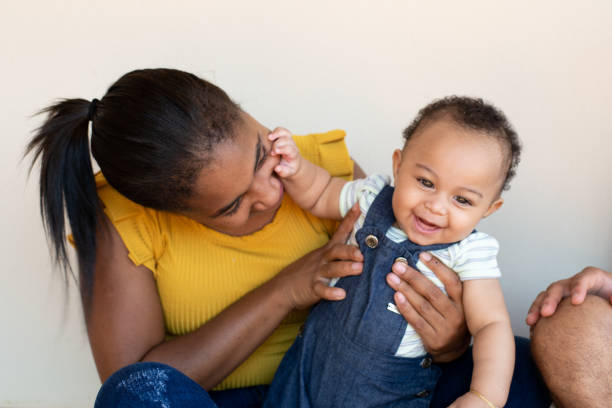 istock Mother with the son in the house. 1287323549