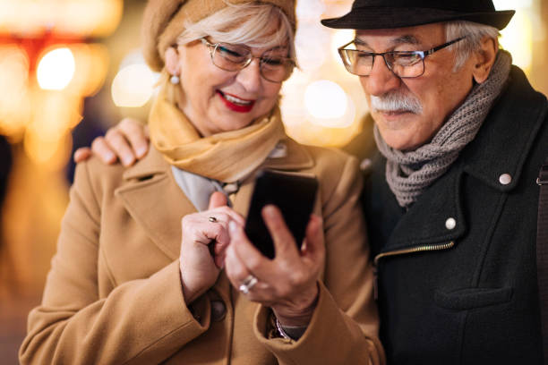 istock Finding their way to their favourite restaurant 1287328772