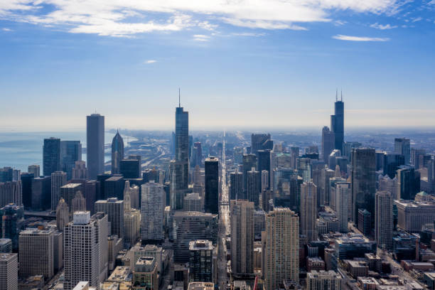 istock Aerial View of Chicago 1287347048