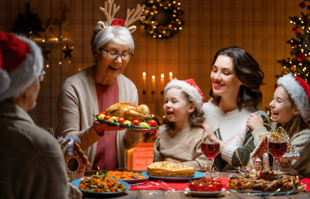 istock family celebrating Christmas 1287349690
