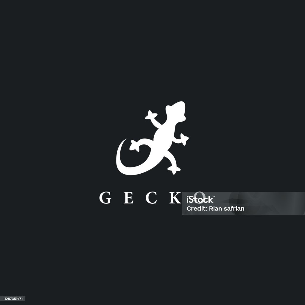 Gecko Temolate Gecko Template Vector Stock Illustration - Download Image Now ...