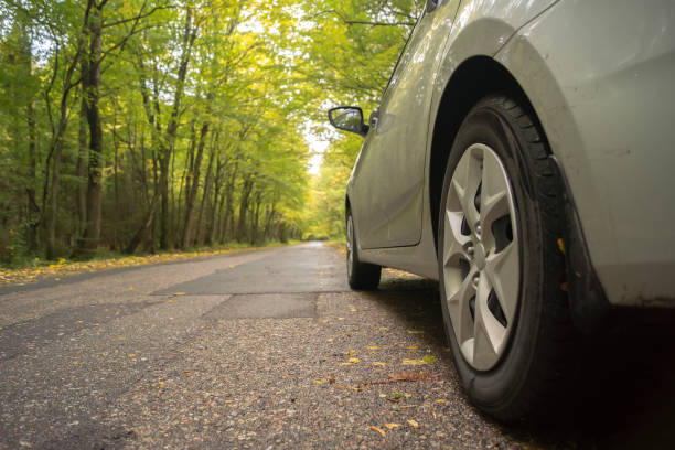 istock Car is on the road 1287354789
