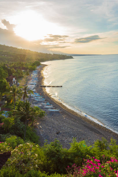 istock afternoon views at jemeluk beach bali 1287357752