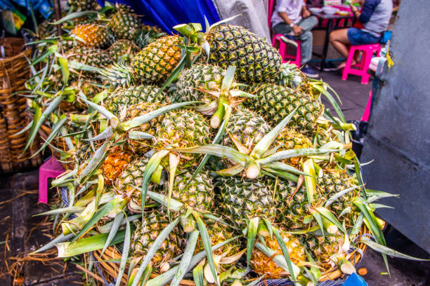 istock pine apple at Sampeng market for Sell 1287368147