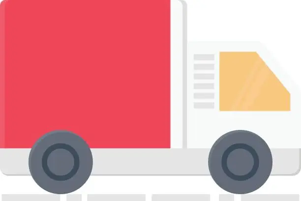 Vector illustration of truck