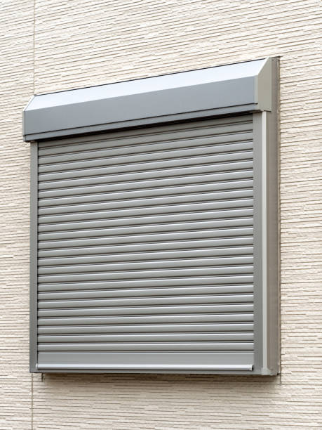 istock Fire shutters for residential windows 1287372051
