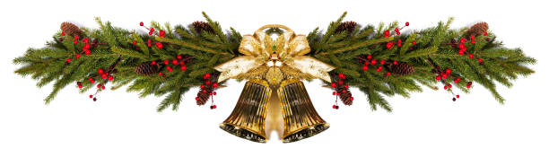 istock Jingle bells Christmas fir decoration 1287378094