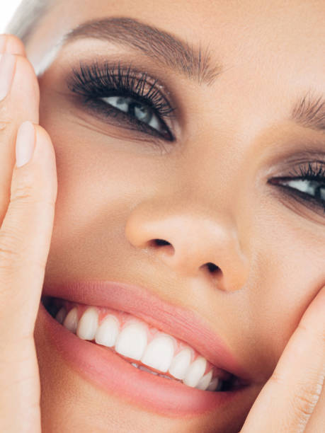 istock Beautiful woman with perfect make-up 1287379825