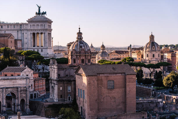 istock View of Forum of Rome 1287382679
