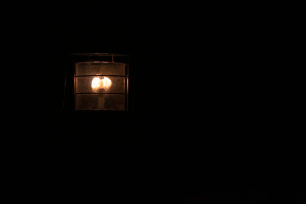 istock Natural gas lantern dark for concept design. Design background. Natural light. Nature background. Dark background. 1287382955