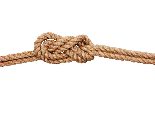 istock Sea knot on rope 1287384035
