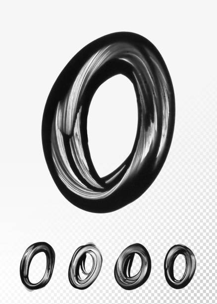 istock NUMBER 0 in vector painted by pinger in diluted black acrylic paint on the surface of slippery white paper - abstract irregular zero sign with visible transparency uneven edges and spontanious finger movement leaving traces of smearing 1287386729