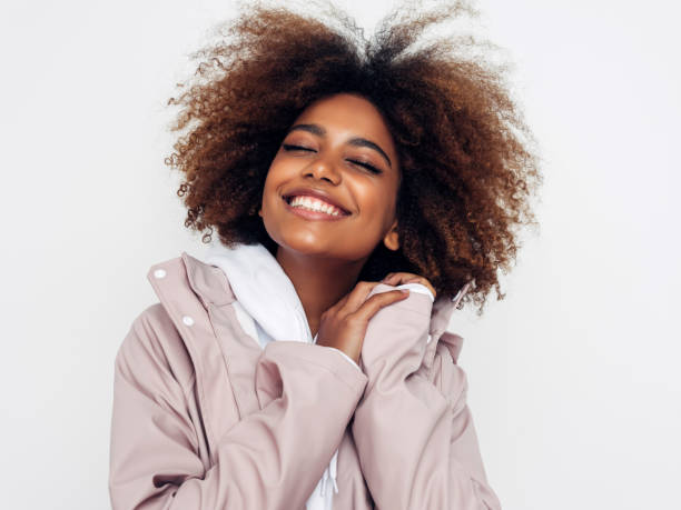 istock Beautiful afro woman 1287386785
