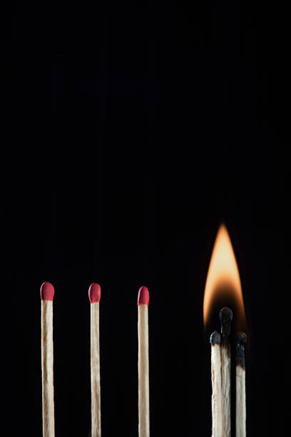 istock physical distance symbolically represented by matches 1287389546