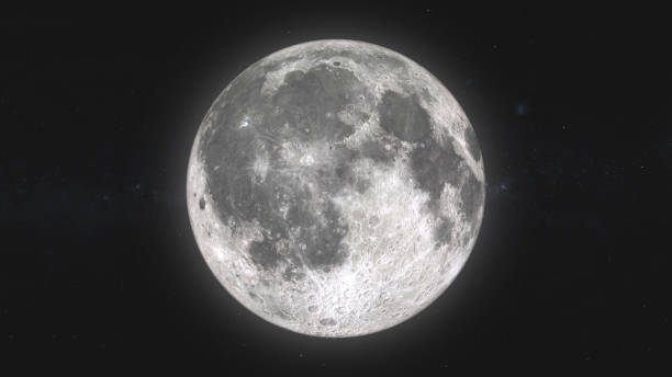 istock Bright full moon over the Milky Way. High resolution image. 1287391004