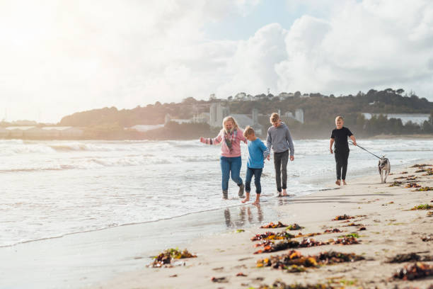 istock Walk Along the Beach With My Son's 1287391937