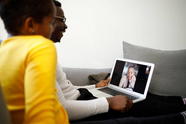 istock Family video call 1287392170