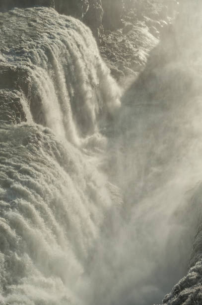 istock Gullfoss Falls in Iceland. Water Spray 1287393410