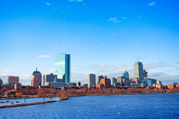 istock Boston city downtown view over Charles river 1287397852