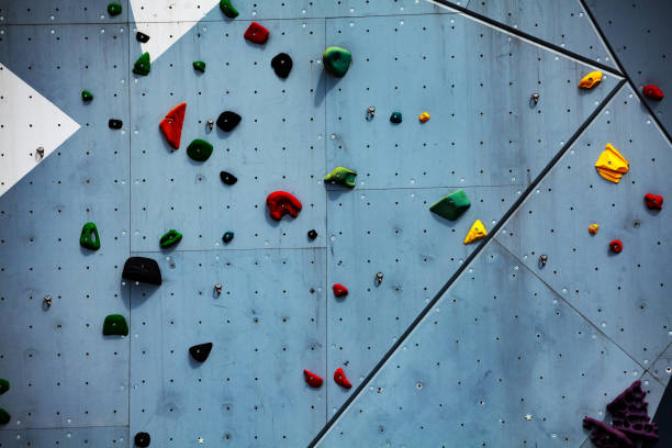 concrete climbing wall