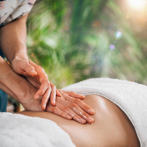 istock Ayurveda Stomach Massage 1287404343