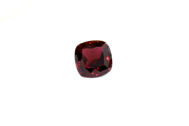 istock macro mineral stone garnet faceted on a white background 1287404453