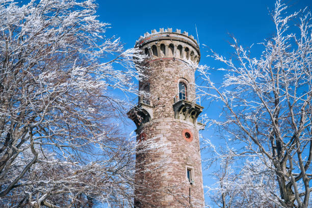 istock Kickelhahn Tower in Winter, Ilmenau, Thuringia, Germany 1287404509