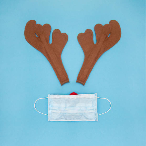 istock Safe Christmas during pandemic concept. 1287404915