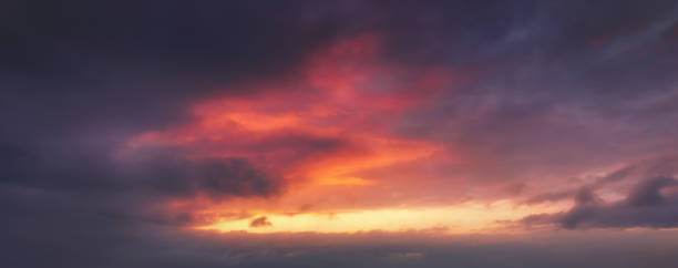 istock background of cloudscape at dusk with red clouds on sky 1287405492