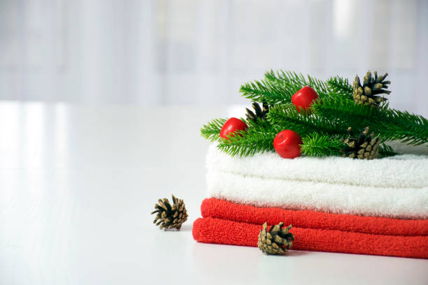 Christmas SPA towels