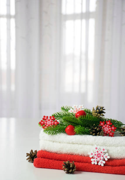 istock Christmas SPA towels 1287406950