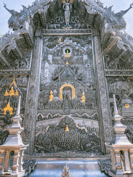 istock Wat Sri Suphan, Chiang Mai Silver Temple in Thailand 1287408350