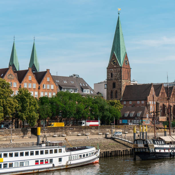 istock Side view of embankment in Bremen 1287411486