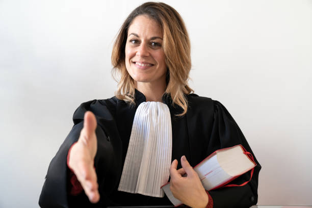 istock Justice, lawyer reaches out with a smile 1287419915