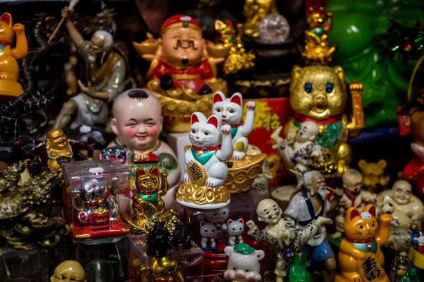 istock Asian store's window full of luck 1287429549