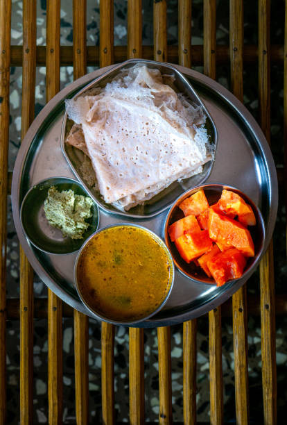 istock Homemade dosa with chutney 1287429606