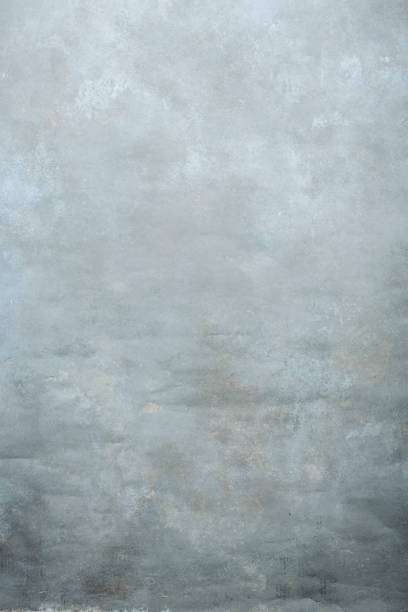 Beautiful  light  grey textured backdrop studio wall stock photo