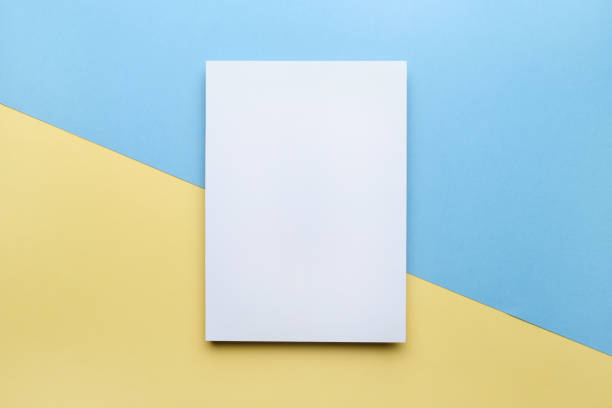 istock Sheet of paper with copy space on colorful backgrounds 1287431965