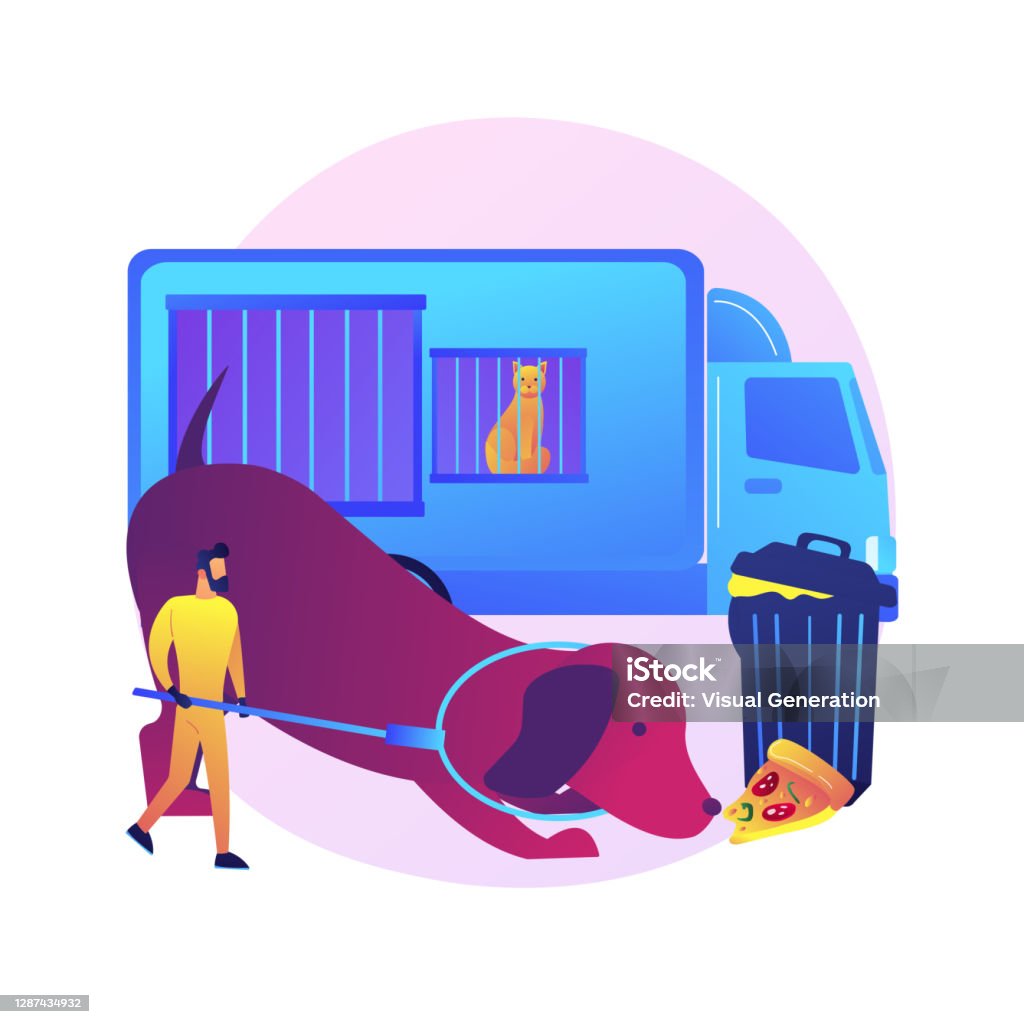 Animal Control Service Body Animal Control Service Abstract Concept Vector Illustration Stock ...