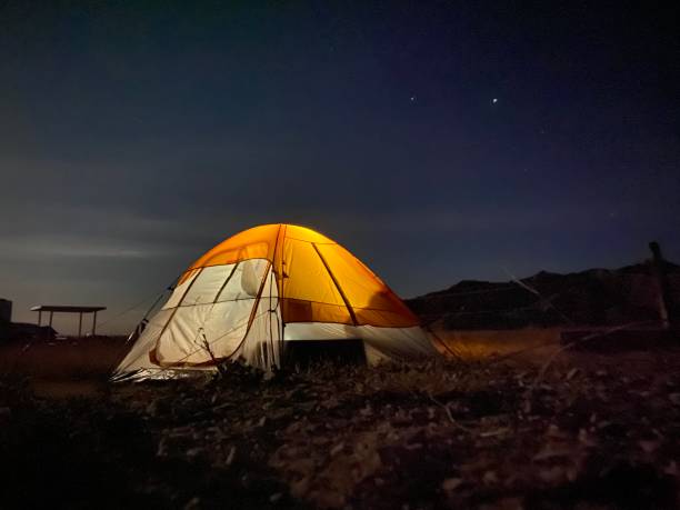 istock Tents and stars 1287435095