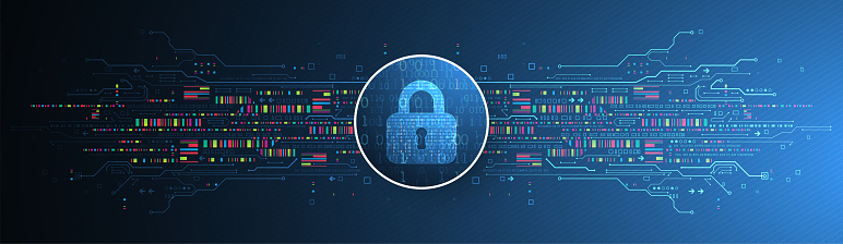 Protection Background Technology Security Encode And Decrypt Stock ...