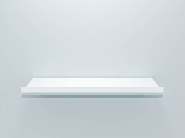 istock Empty supermarket shelf with price tag 1287435794