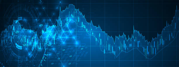 istock Financial trade concept. Stock market and exchange. Candle stick graph chart. 1287436752