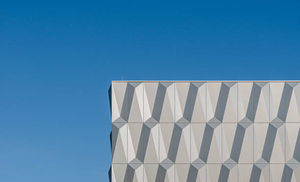 istock Low Angle View Of Building Against Clear Blue Sky 1287437149
